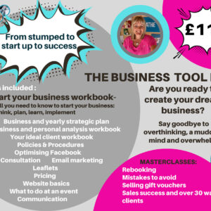 The ultimate BUSINESS BOX- no more trawling the internet. Its all here The whole lot in one place. Everything and more that you need to know and do to start and run a business, taking you from clueless to clued up in business. READ MORE...